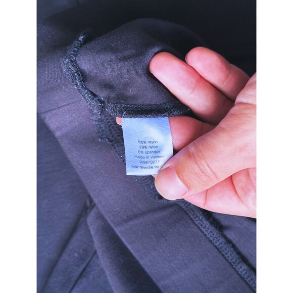 Elizabeth & James Ponte Leggings Zip-Cuff Super Skinny Pants Black XL Career - Picture 5 of 7